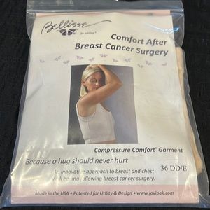 Bellisse by JoViPak comfort after breast cancer surgery compressure garment 36DD